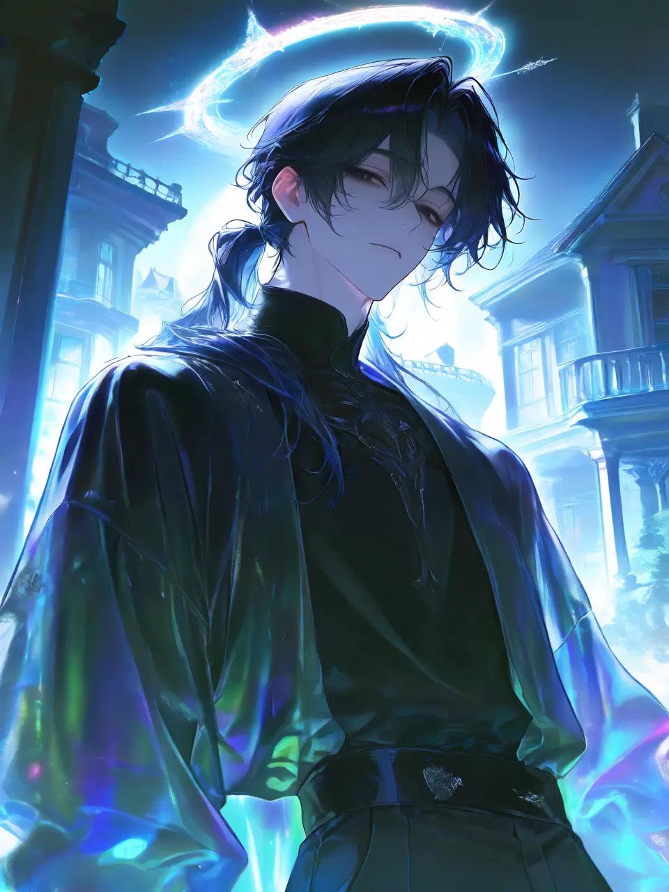 ne_m_nem_noki의 常夜の町と黒い男