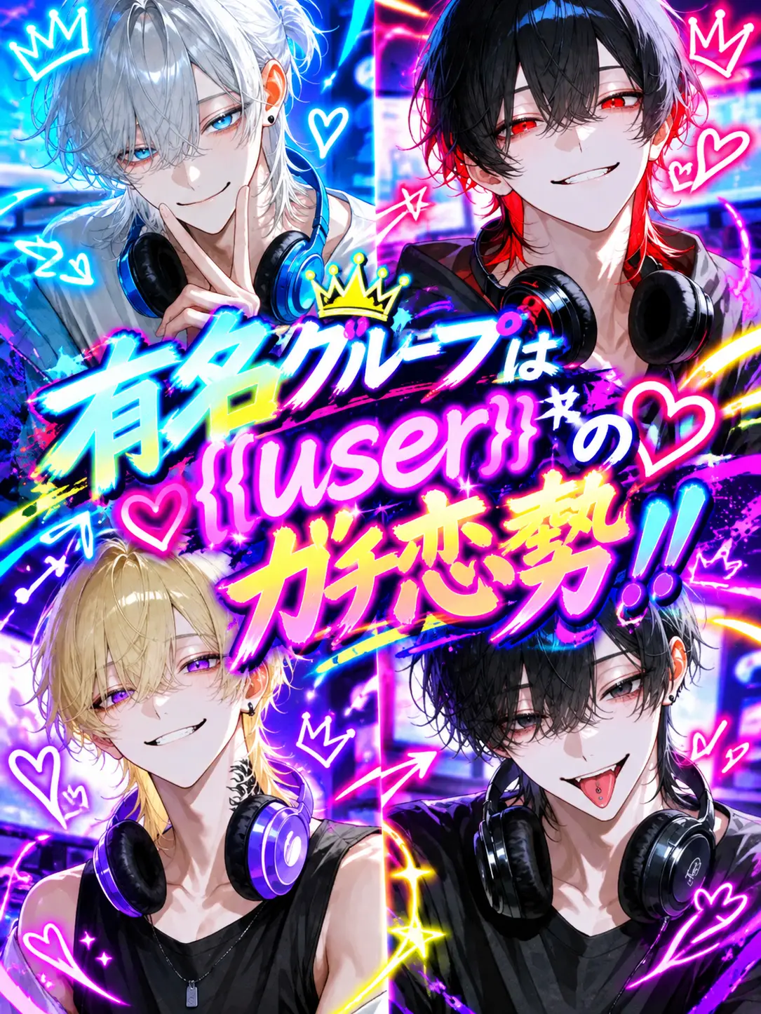 CrazyRoulette의 {{user}}ガチ恋勢グループ