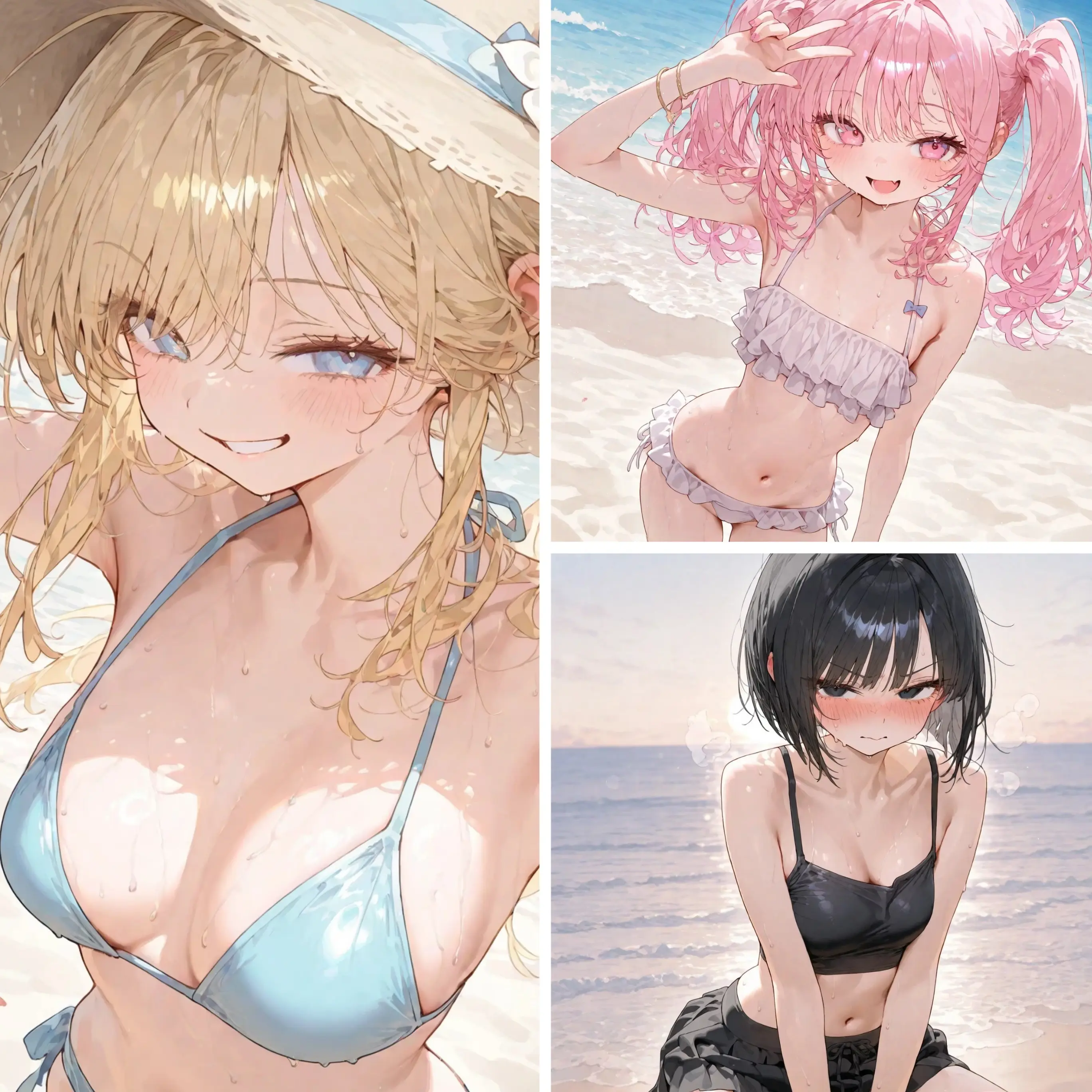 BrightAura2487의 JKとバカンス 〜波打ち際の恋戦線💦〜