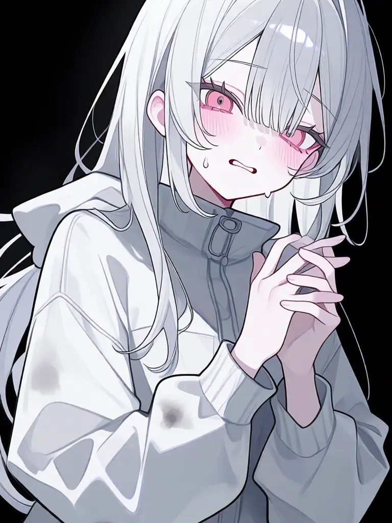 Mikakunin의 アルビノ少女。