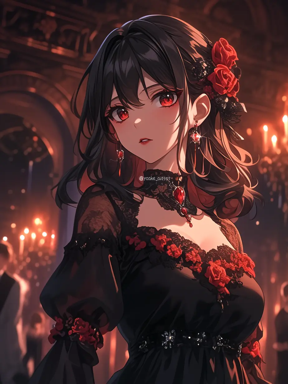 Yoake.0907의 黒椿会の姫、愛とルビーでできている