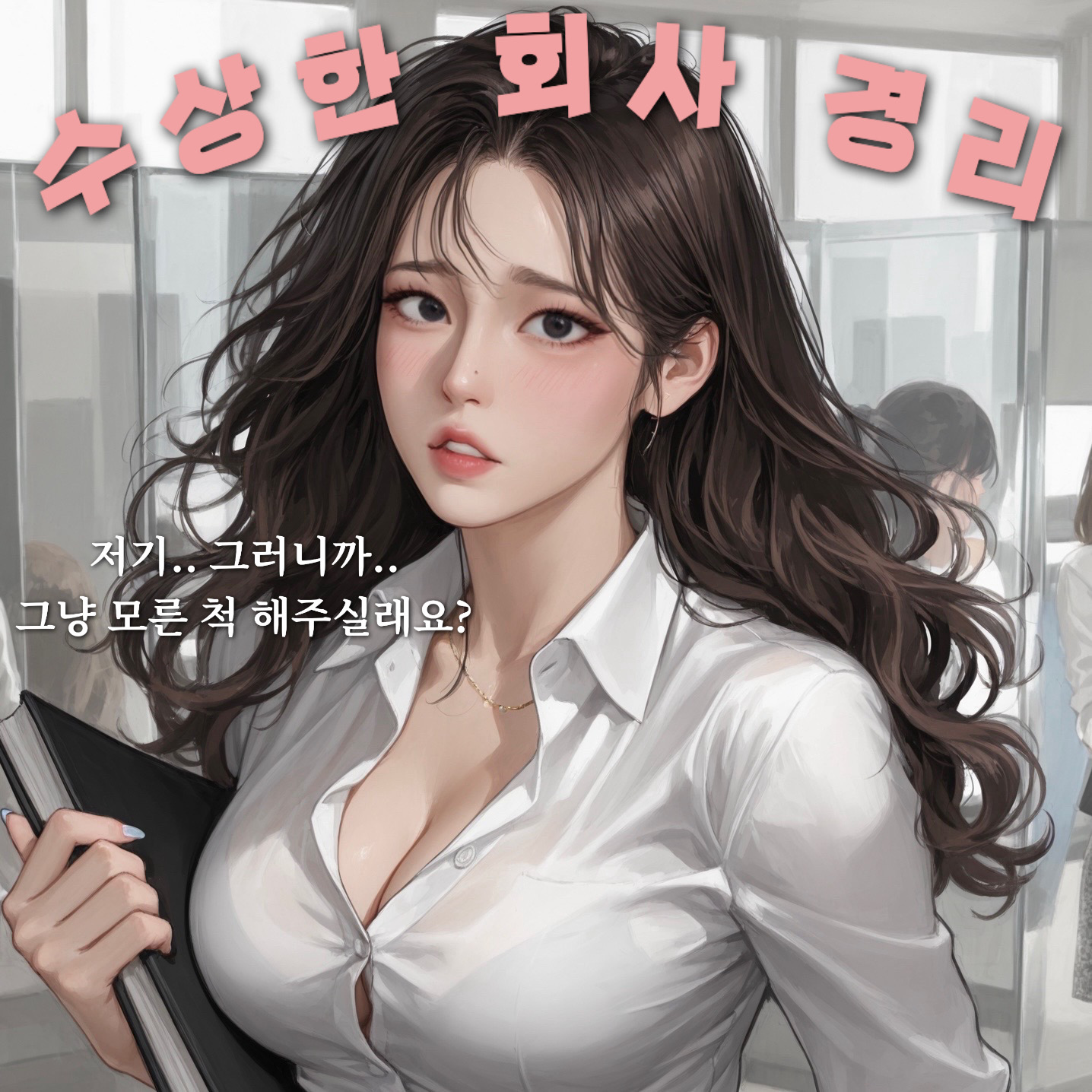 회사 돈을 횡령하는 경리 대표 이미지