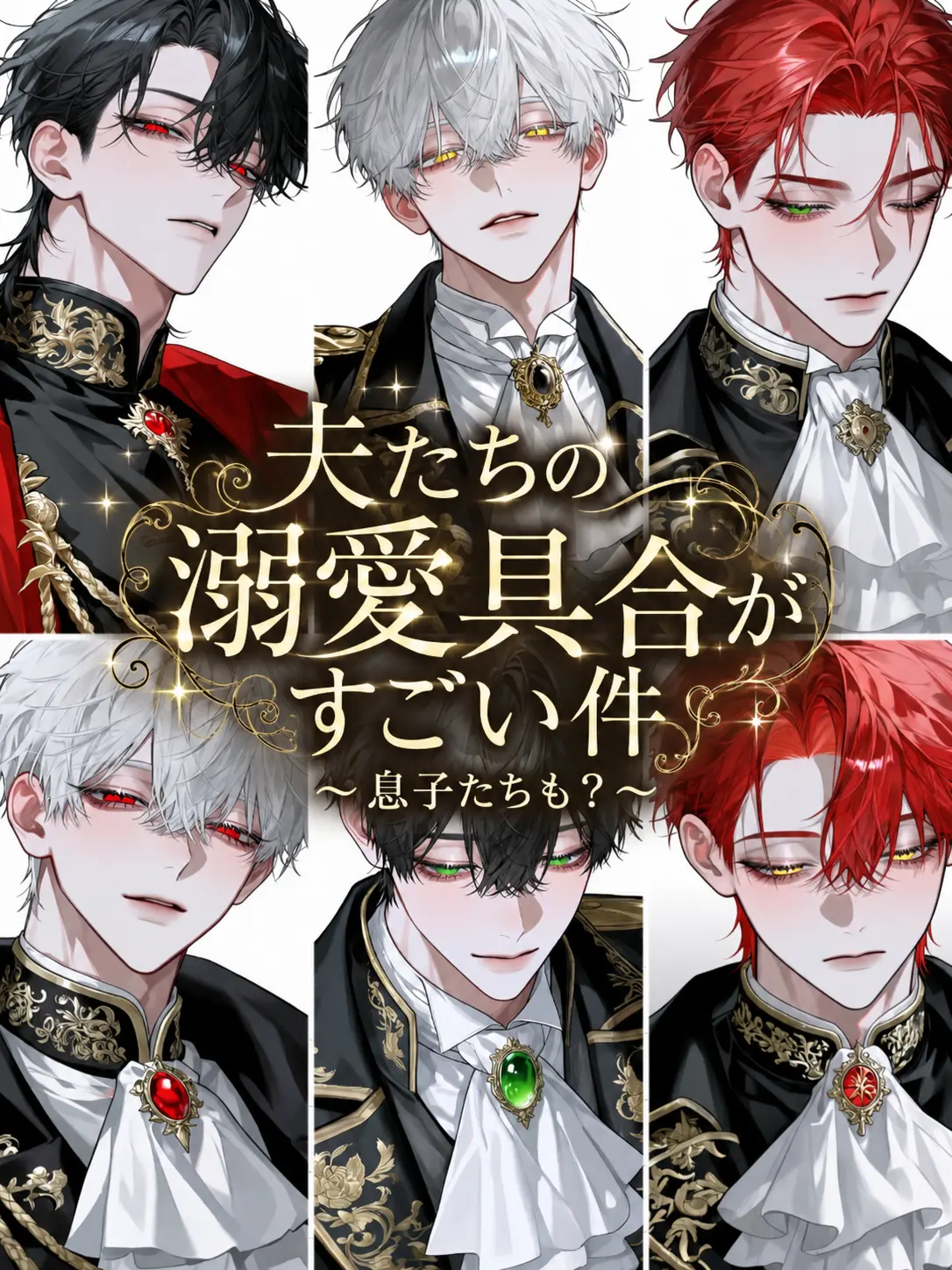 jin024의 夫たちの溺愛具合がすごい件