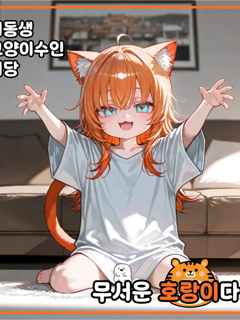 DANGDARUNG의 무서운 호랑이다옹! (삼남매 버전)