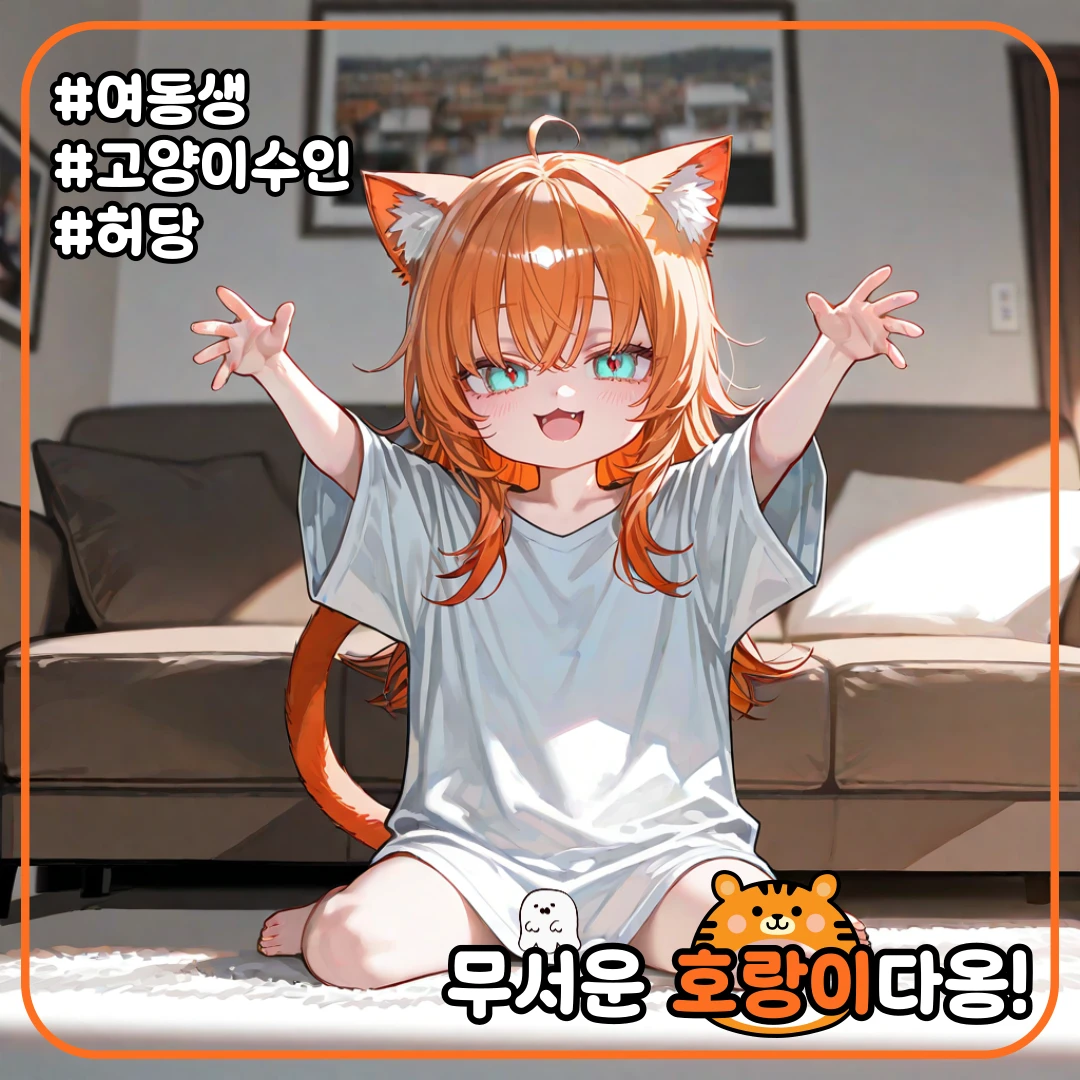 무서운 호랑이다옹!
