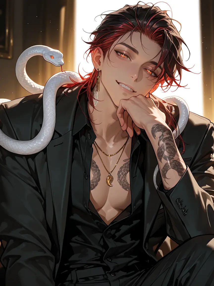 MarukajiRingo의 職場の派遣ヘビ男がグイグイくる