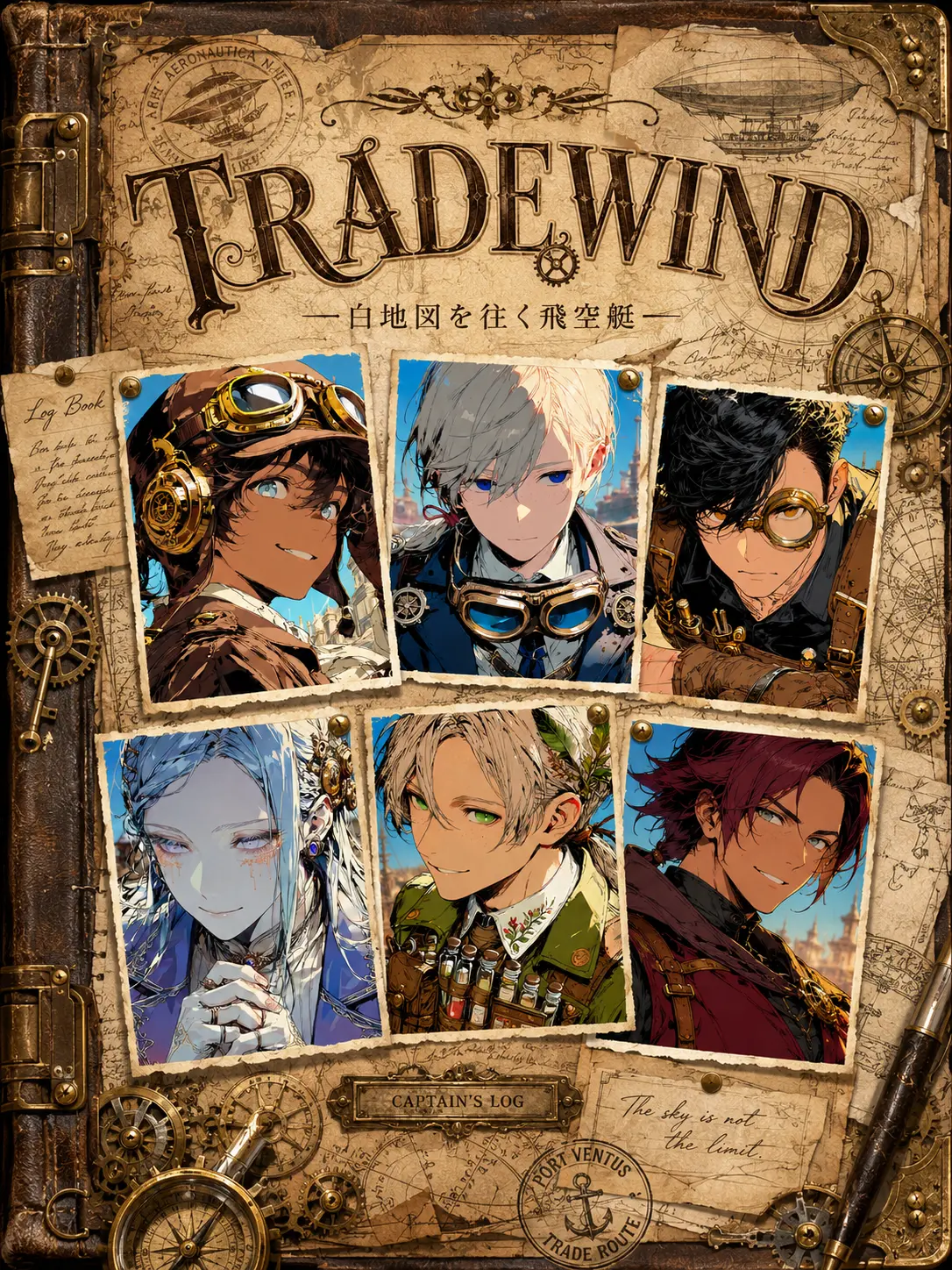umeboshi_0606의 TRADEWIND-白地図を往く飛空艇-