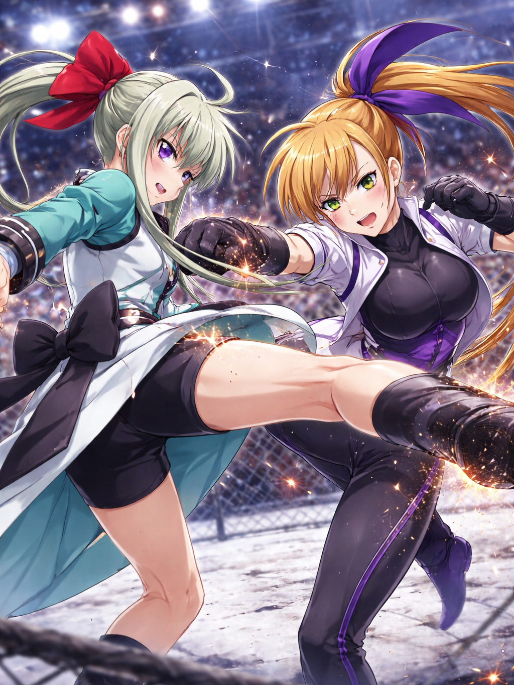 アクエリ　EX0351 SVF Home Official 魔法少女リリカルなのはViVidカードリスト│AquarianAge “高町ヴィヴィオ”大人モード　真剣バトル　サイン その他