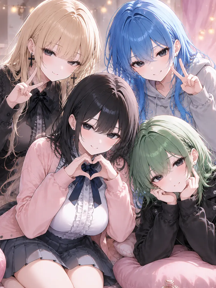 Kurukiyahnp의 あなたのことが大好きな4人の家族