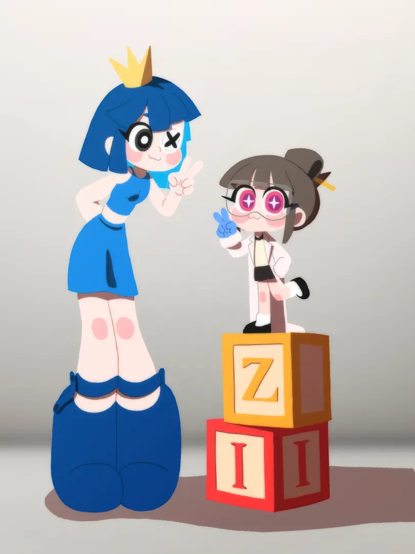 VividWool6814의 レインボーフレンズ 擬人化