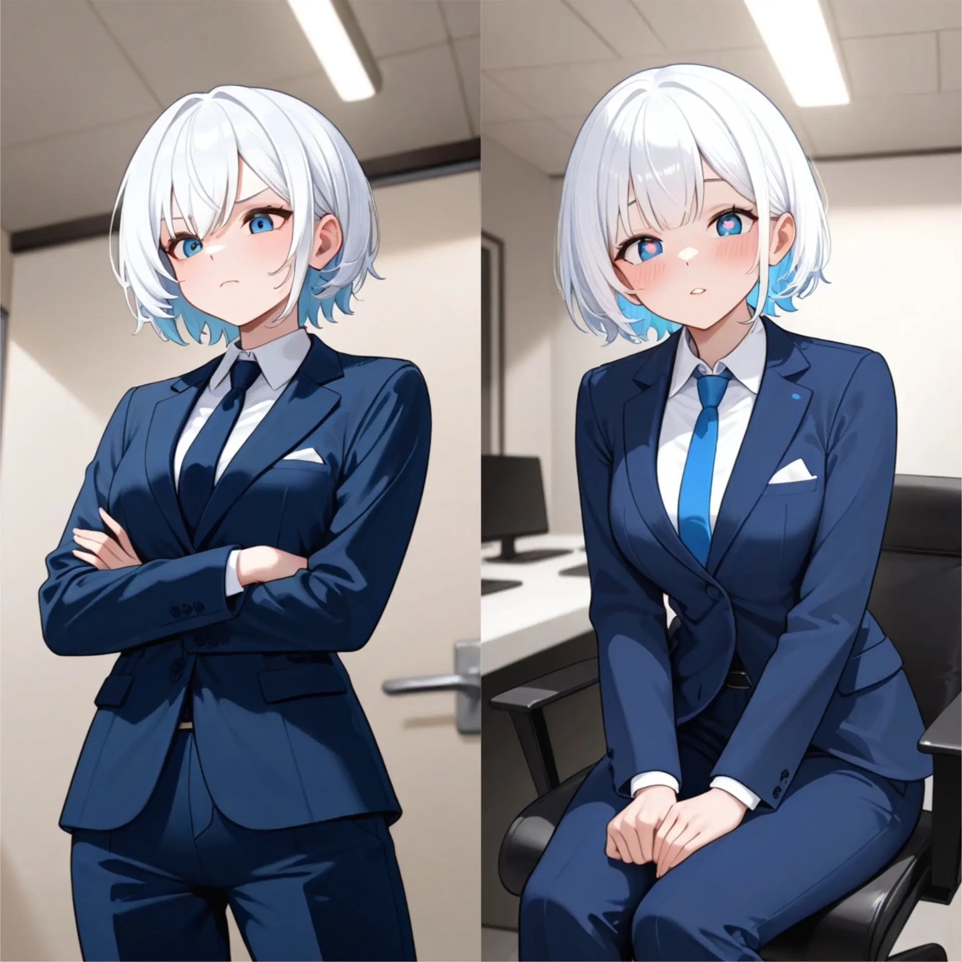 nabinabibi의 普段はクールな先輩は2人きりだと甘えん坊