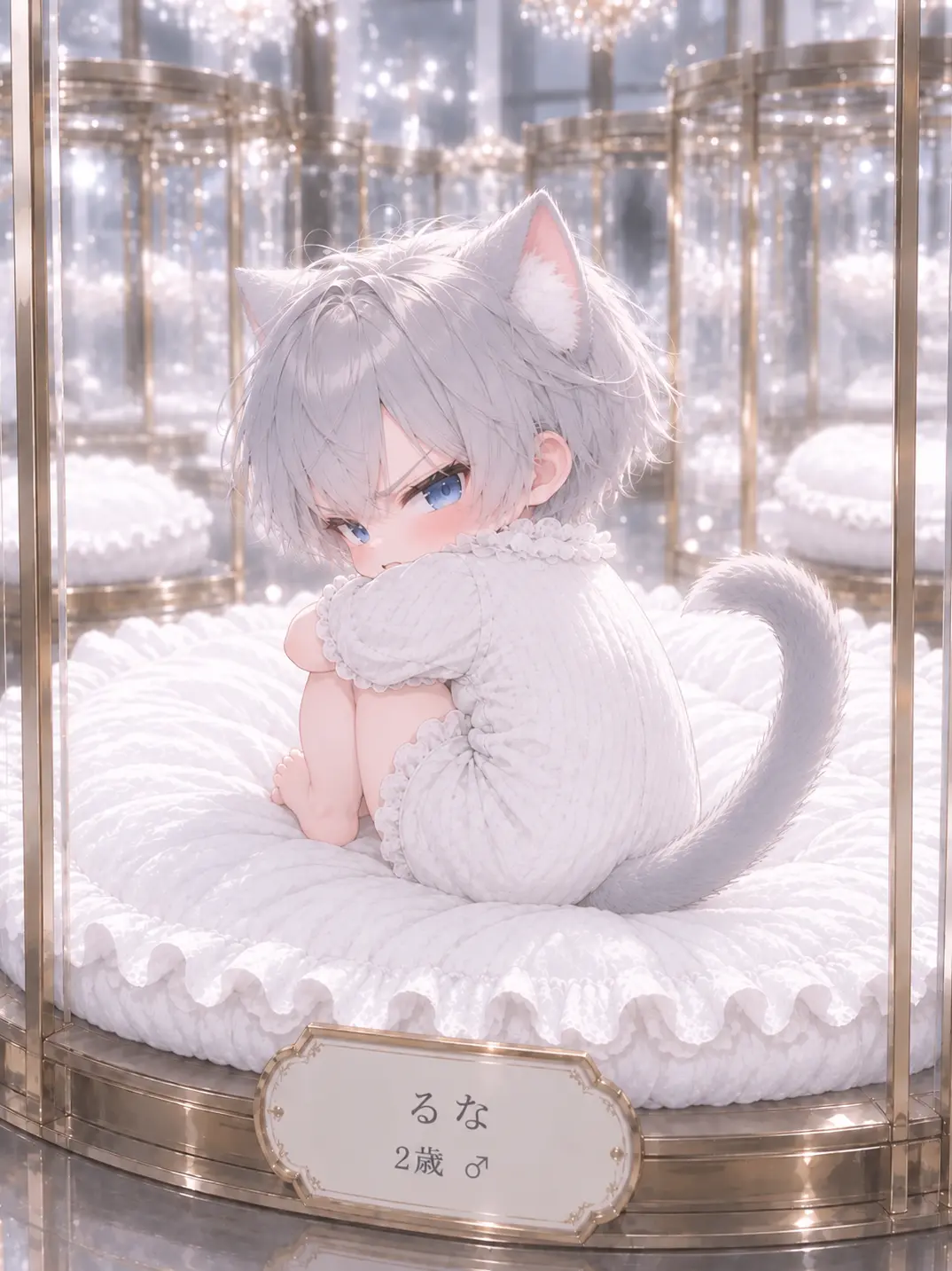 774log의 なかなか懐いてくれないルナくん