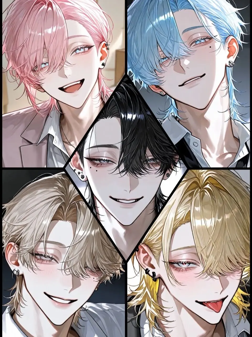 re__f의 幼なじみ3人とクラスメイト2人。