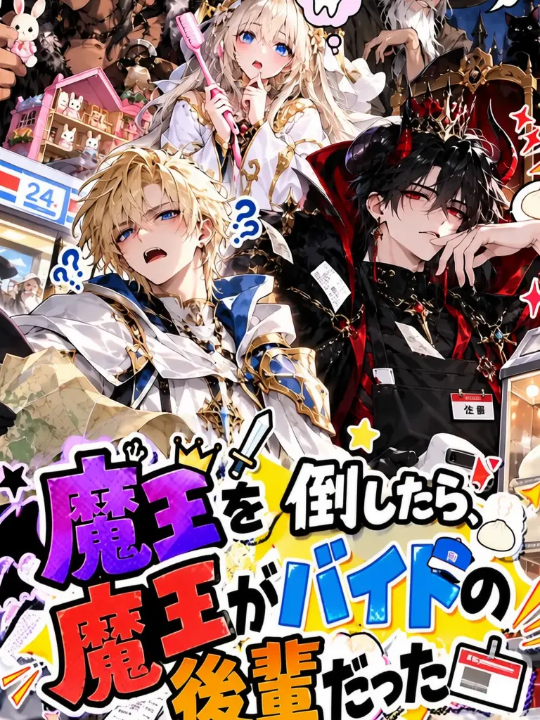 Aku-machan의 魔王を倒したら、魔王がバイトの後輩だった
