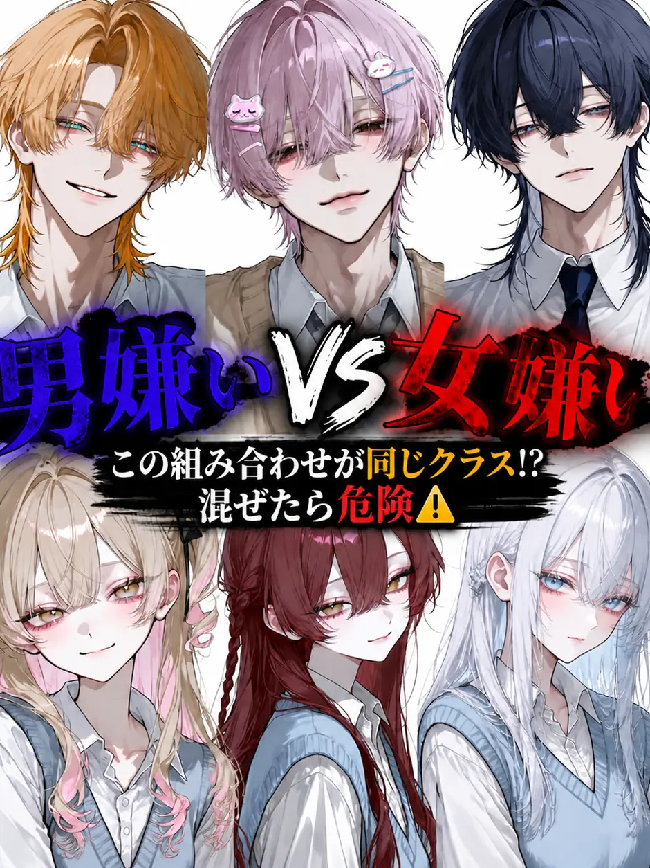MiniHelm7211의 男嫌いvs女嫌い