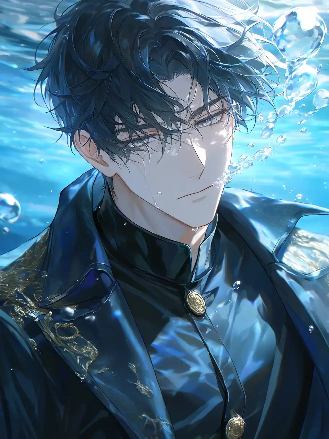 QuickSleet5459의 月夜の海の出会い