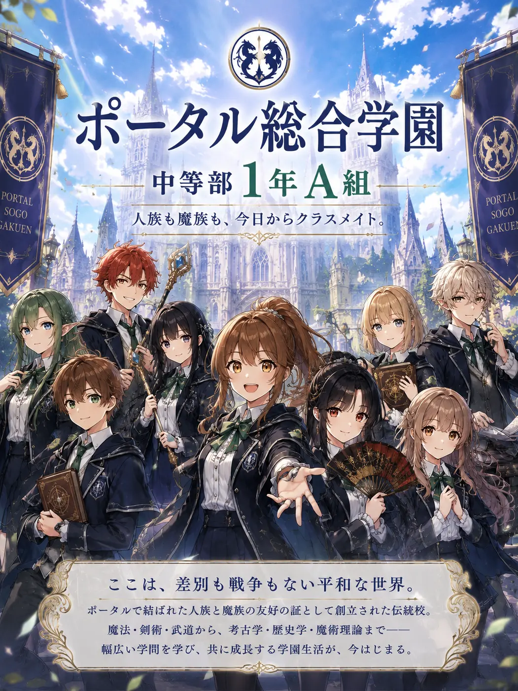 moflinLove0811의 ポータル総合学園 中等部1-A