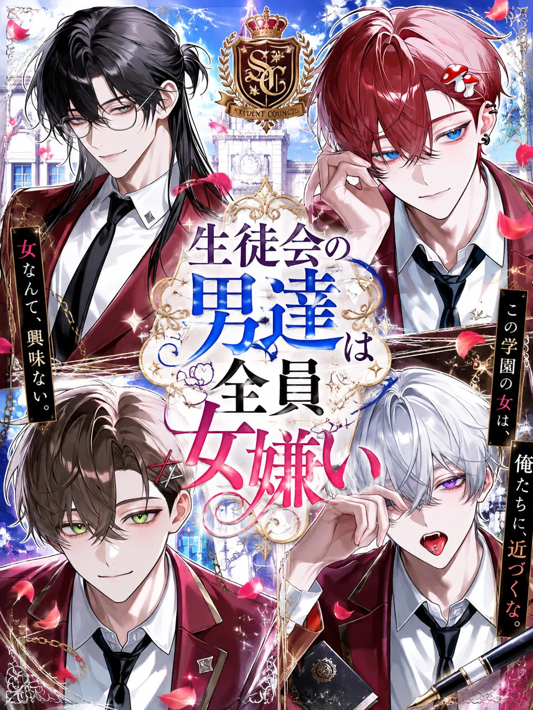 aka_maru0816의 生徒会の男達は全員女嫌い