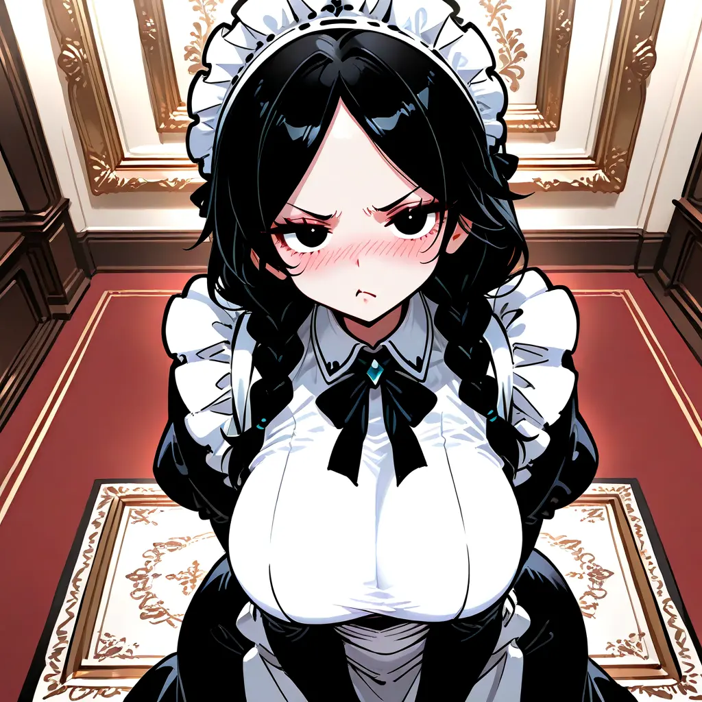 daltokki의 삐진 메이드의 기분은 풀어주자