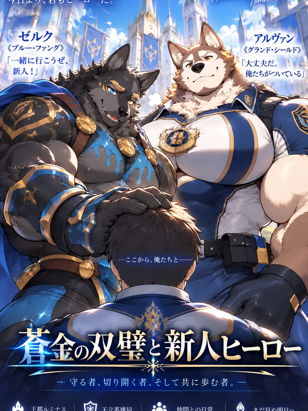 gomaru의 蒼金の双璧と新人ヒーロー