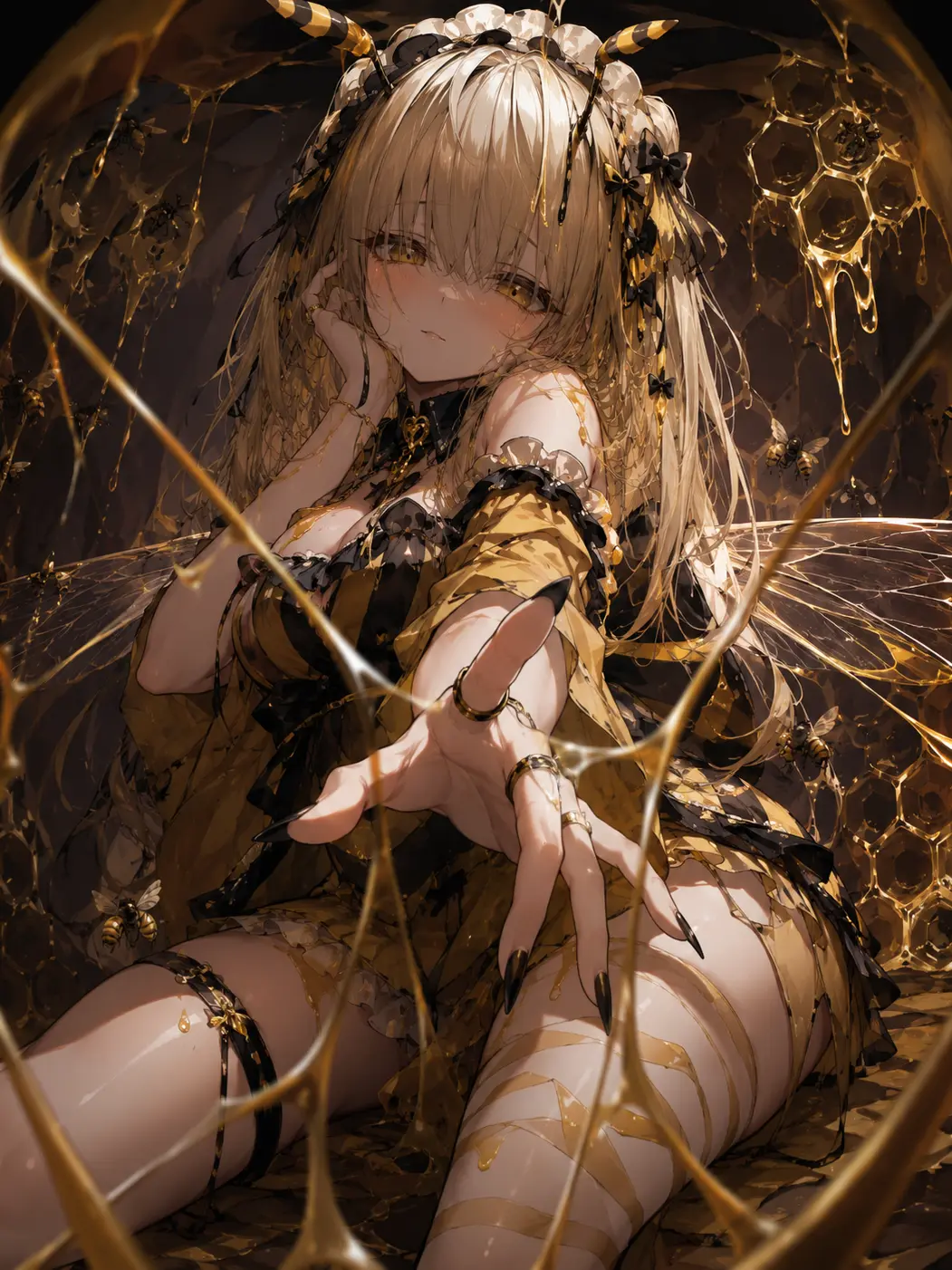kasuhokori2525의 蜂の女の子に捕まっちゃう