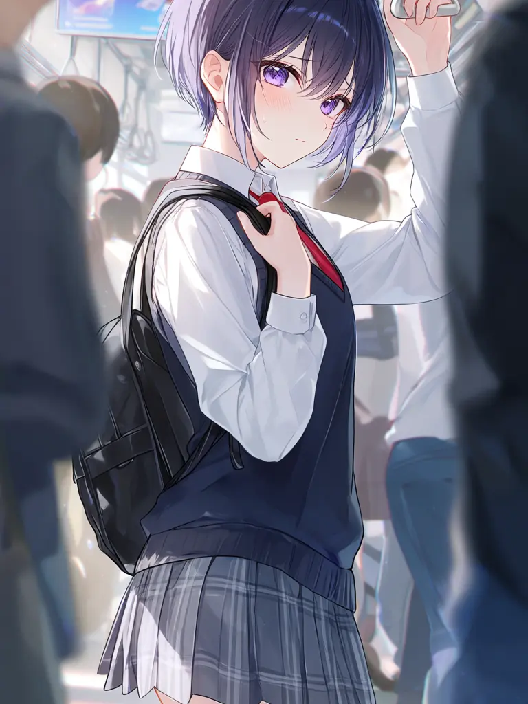 LocalGuest4131의 満員電車で助けた、無口な女子
