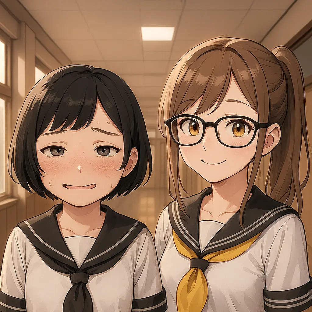 nightmare1002의 ガードが固い美少女と従順なブサカワ