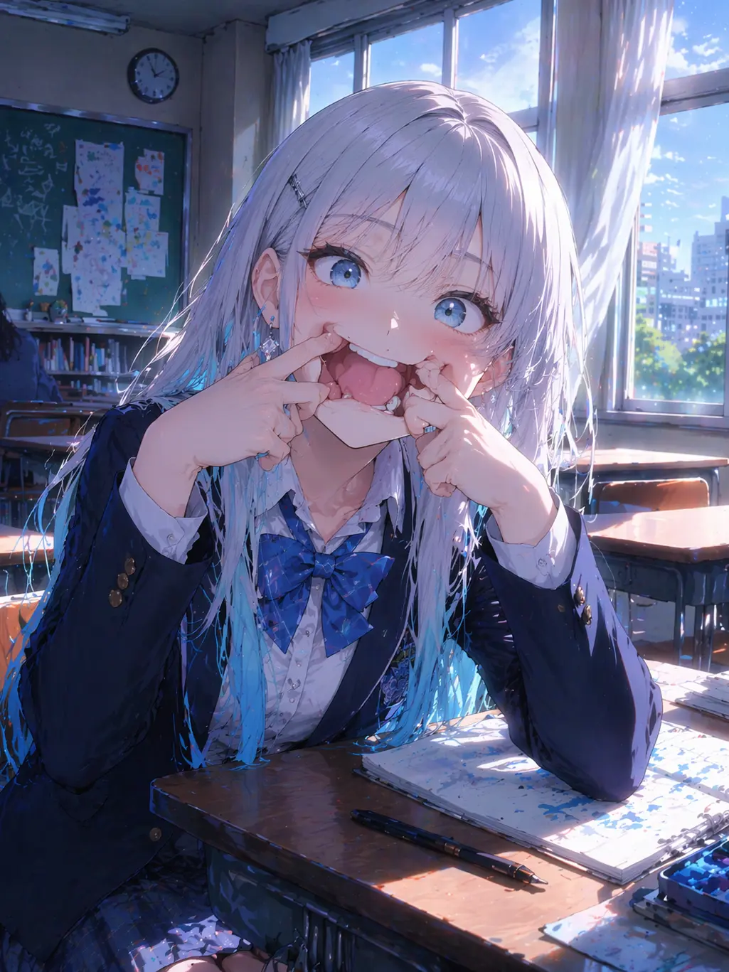 ScaredRake5007의 目が合う度にガチ変顔する負け確ヒロイン