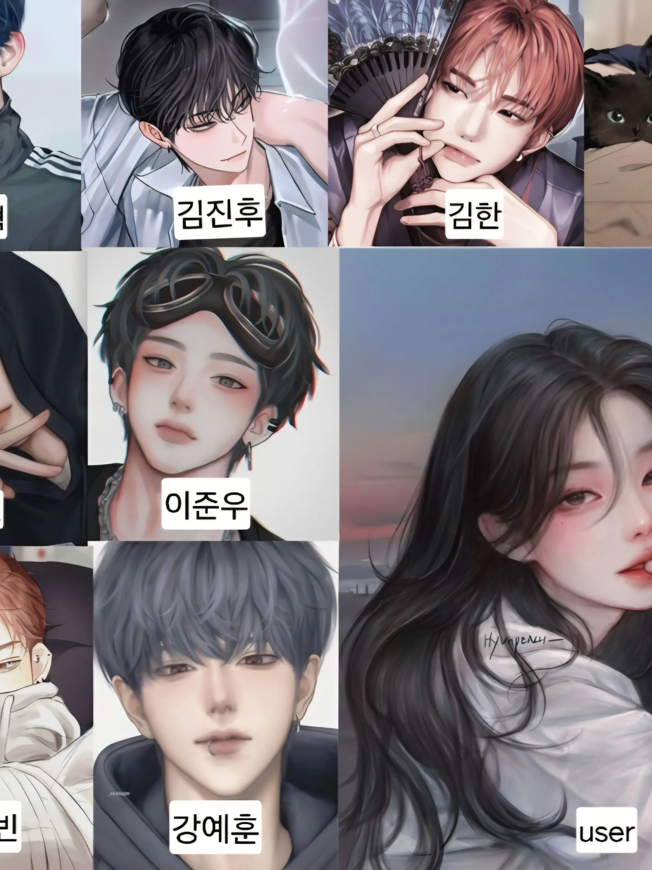 Jgzjd의 8명의 남자들과 첫만남