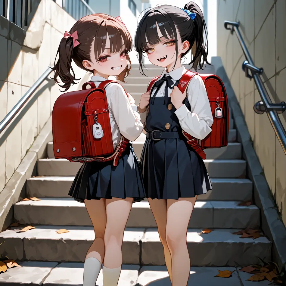 Rindo00의 同じ団地のメスガキ2人