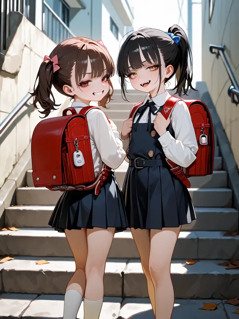 Rindo00의 同じ団地のメスガキ2人