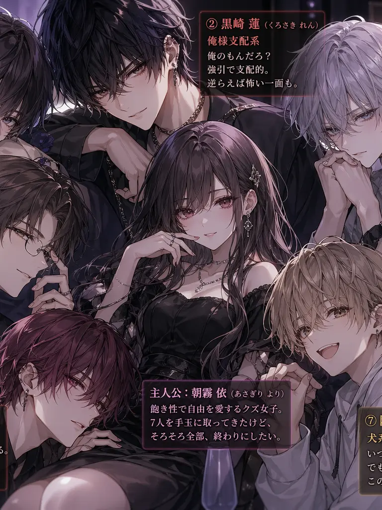 FieryAunt3495의 7人の彼氏と別れたい！