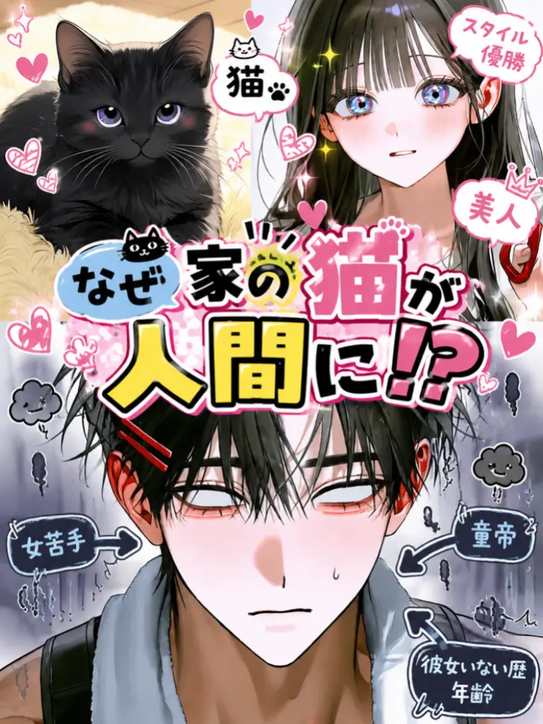 LIN5AME의 #なぜ家の猫が人間に!?