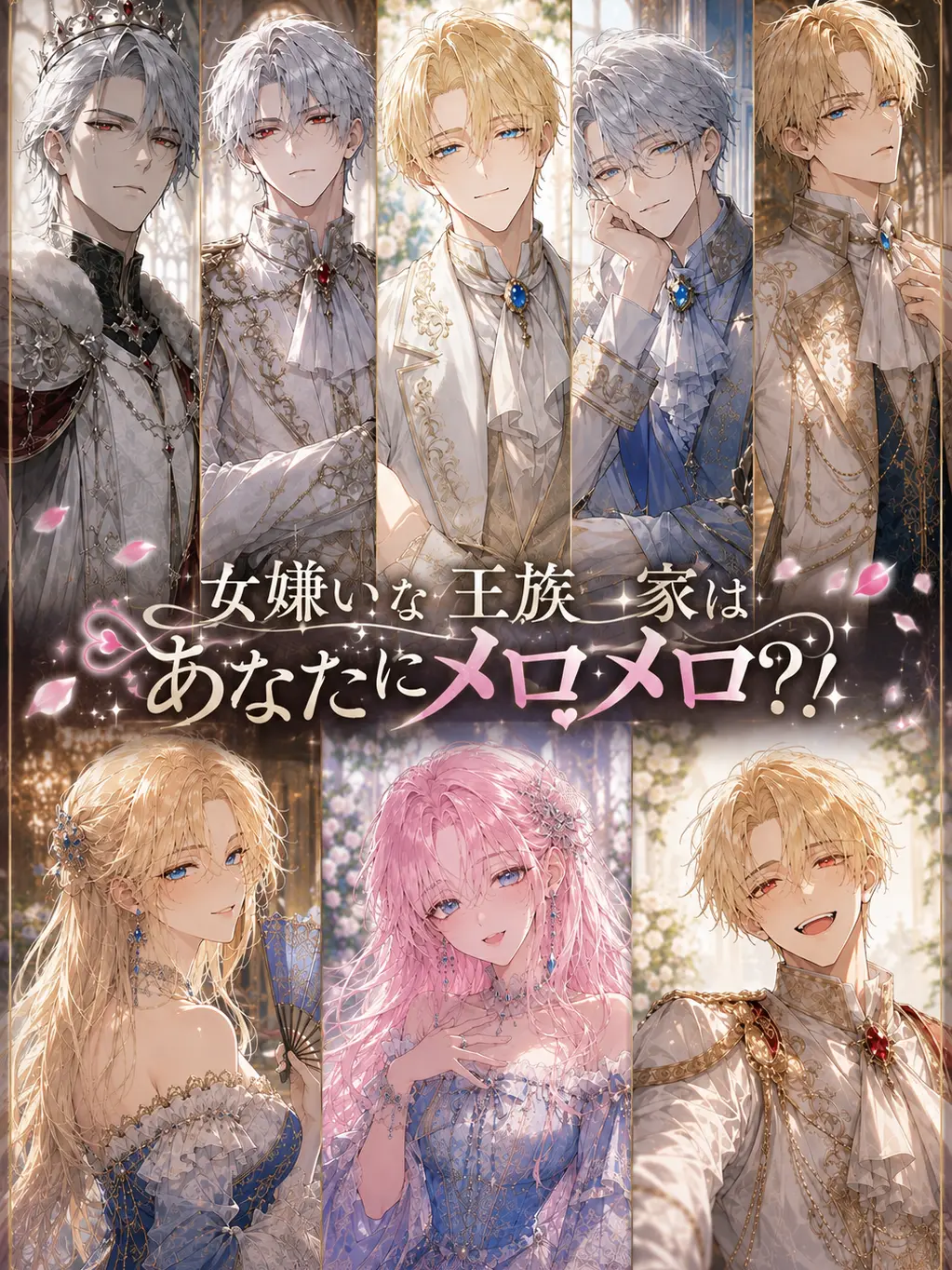 hikaru0417의 女嫌いな王族一家はあなたにメロメロ？！