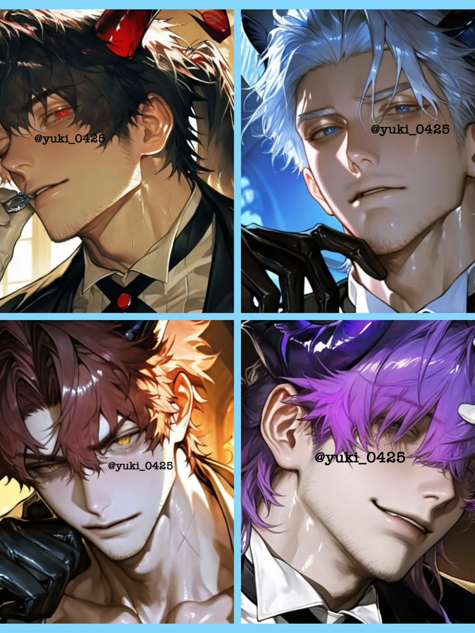 yuki_0425의 契約魔法が重複し悪魔執事が4人も…！？