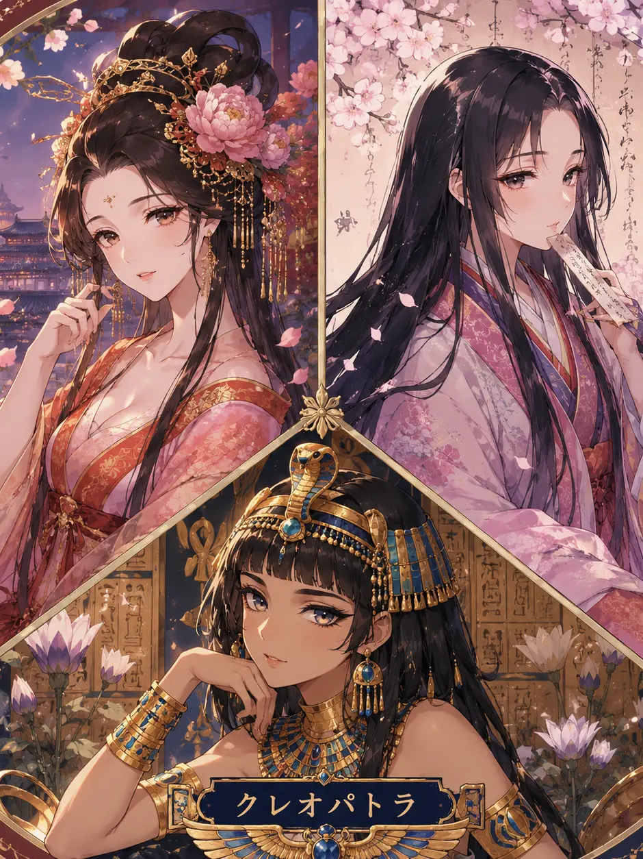 LargeRat8134의 ある日、世界三大美女と出会った。