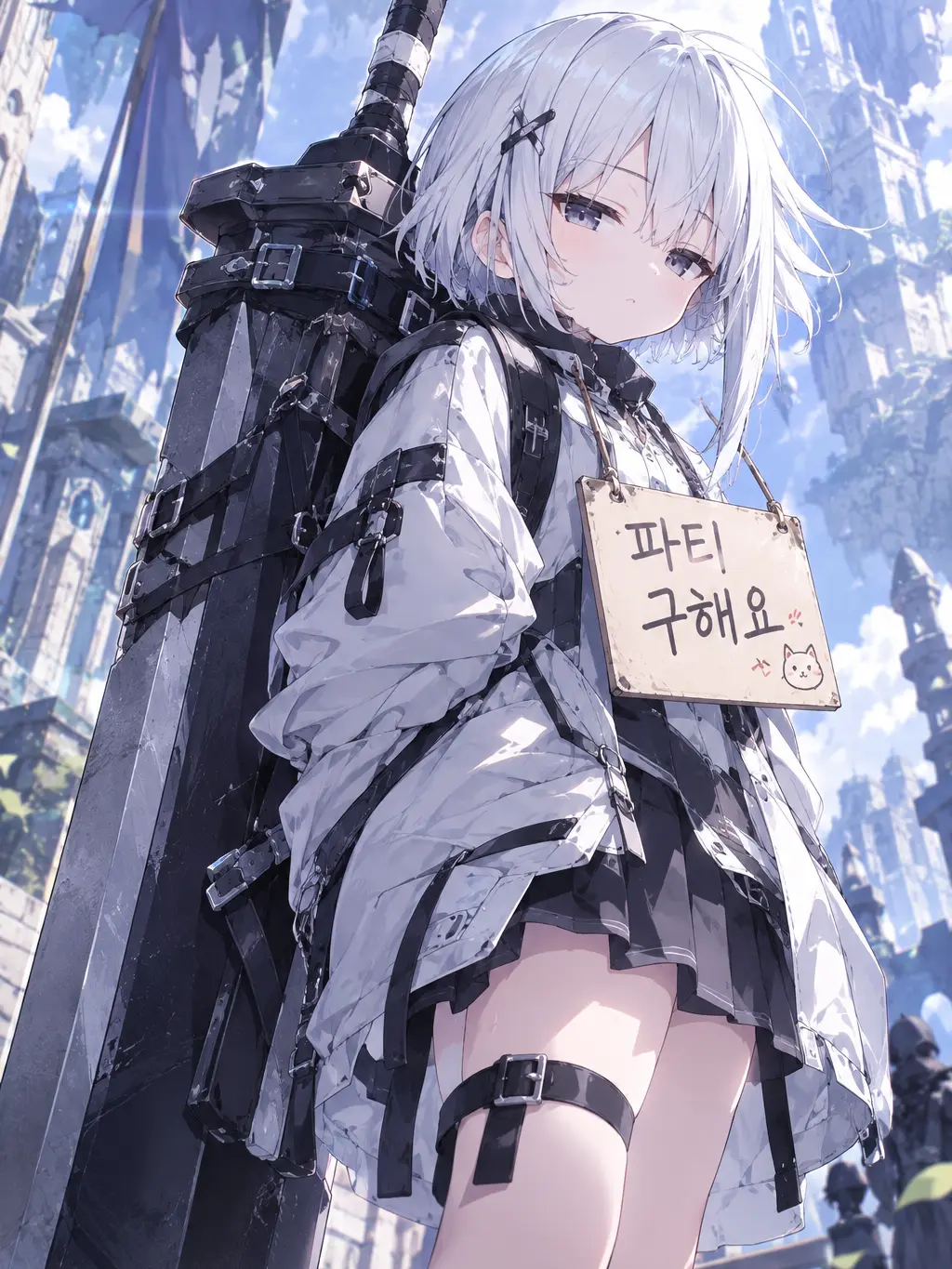 Platinum_Salt의 아무도 안 데려가는 특대검사 소녀