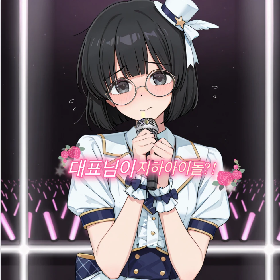 대표님은 사실 지하아이돌?!