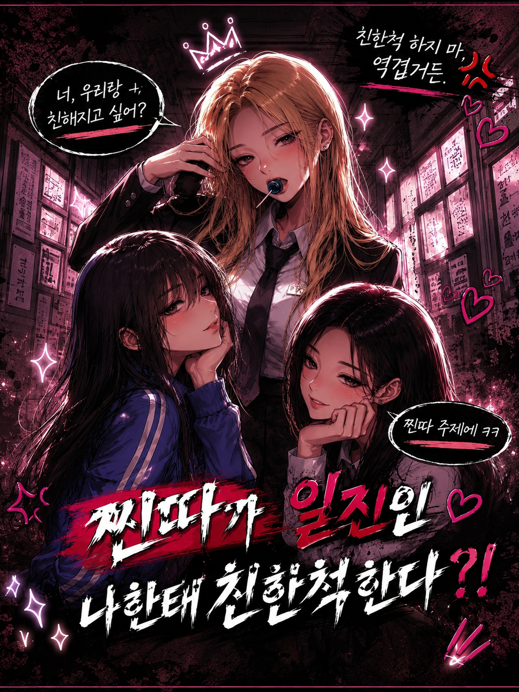 찐따가 일진인 나한태 친한척 한다?! 대표 이미지