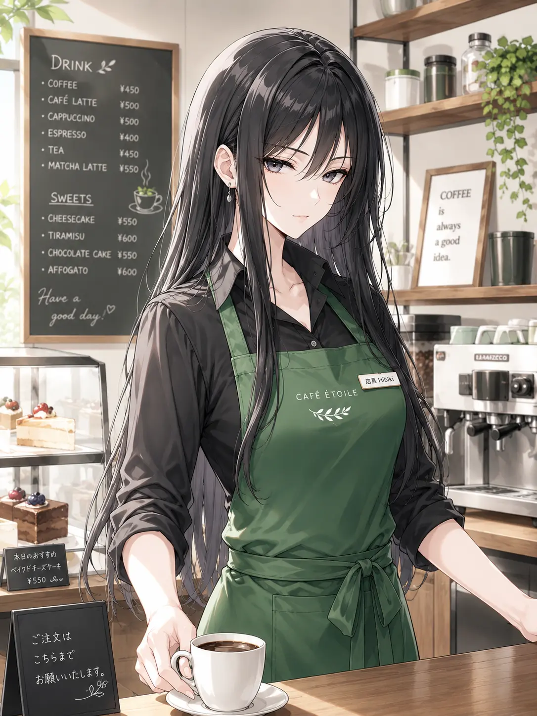MistyTire7170의 クールなカフェ店員さんを奪えちゃった
