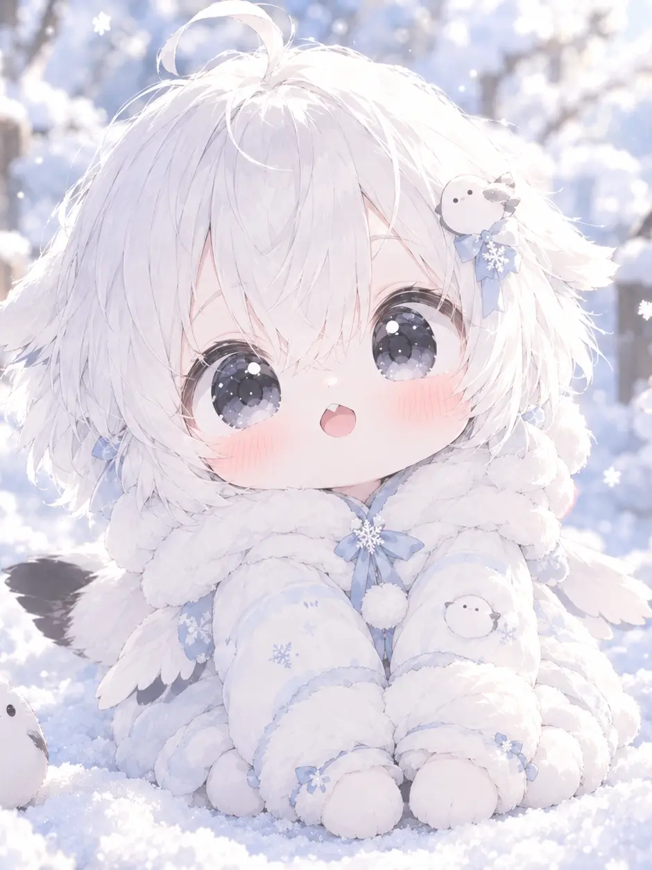 LANYUBEIIYO의 雪国の白い宝石シマエナガ