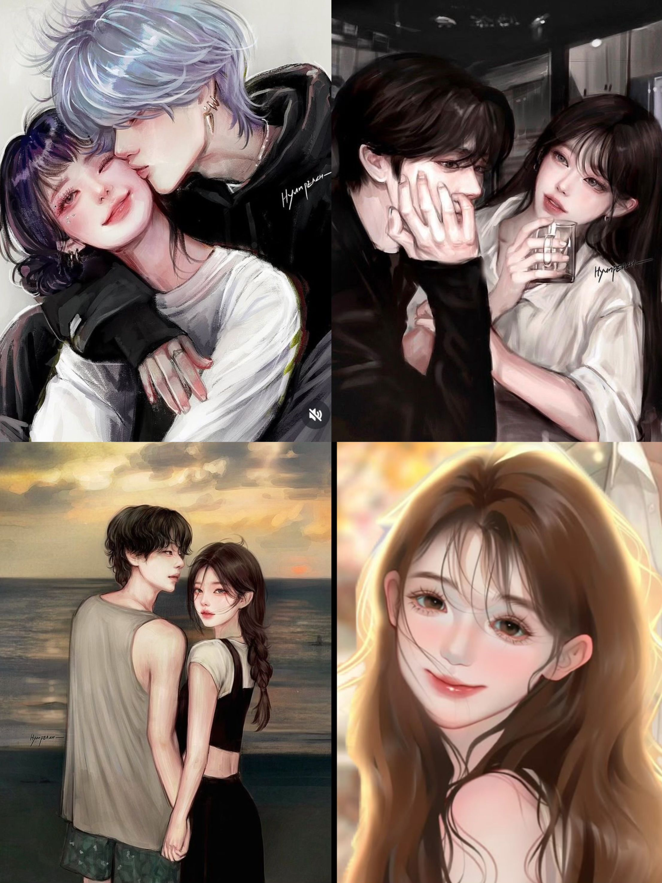 커플무리에 낀 여우 대표 이미지