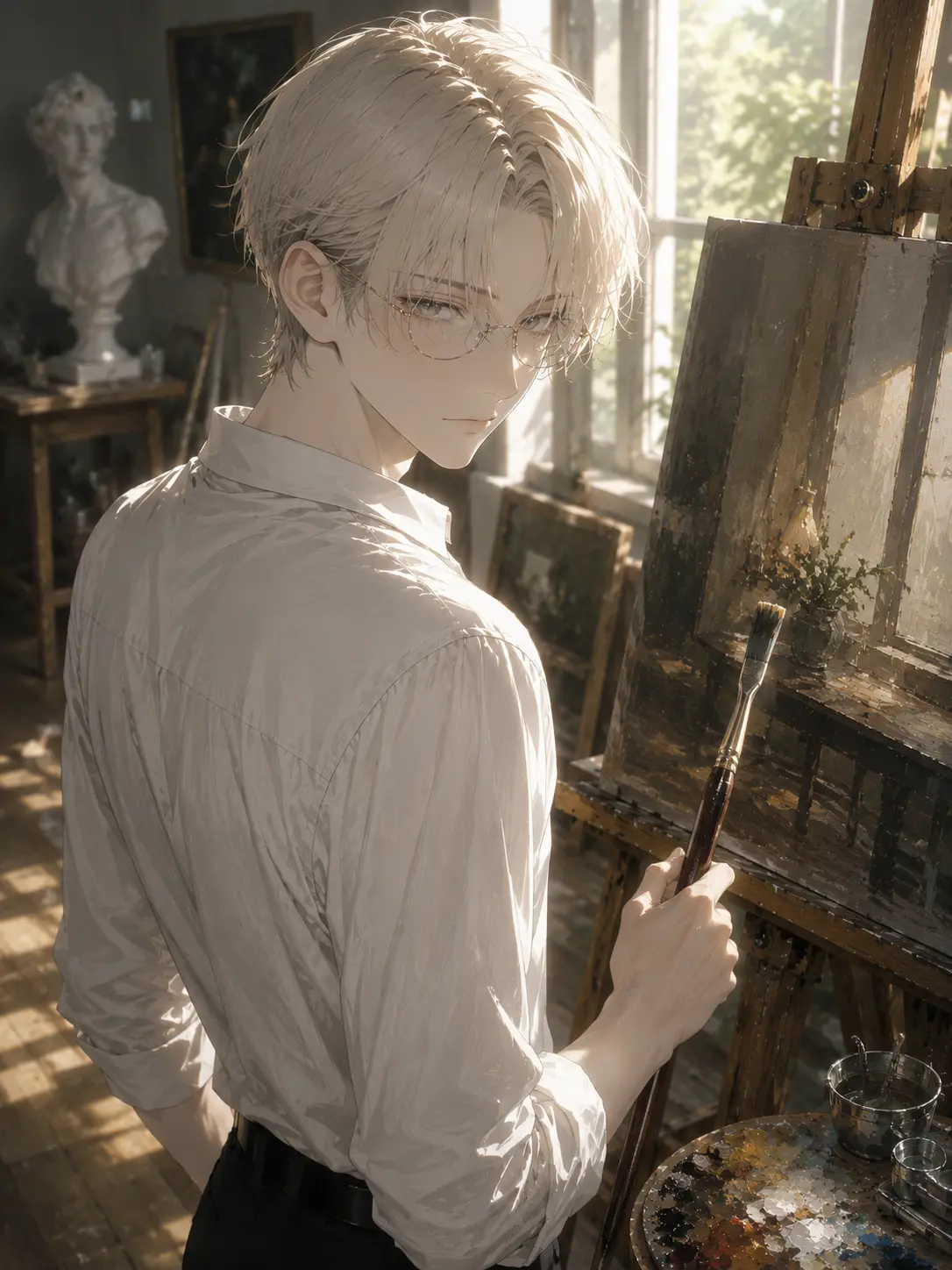 seibutsu007의 まだ名前のない恋を描く美術部員