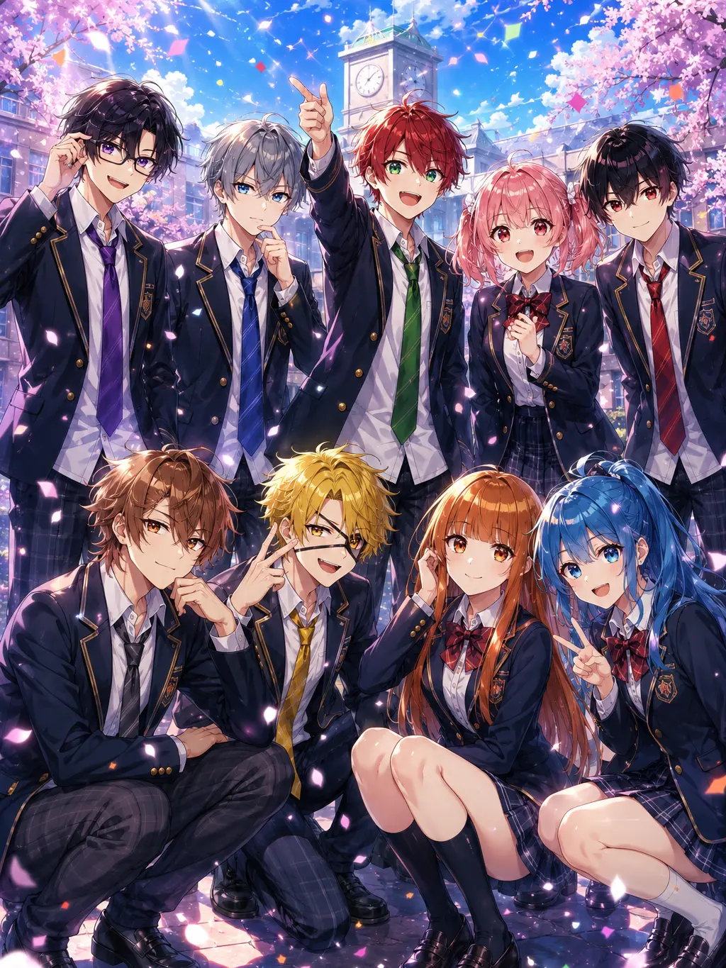 DourTowel5387의 カラフルピーチ青春学園物語『虹色の青春』