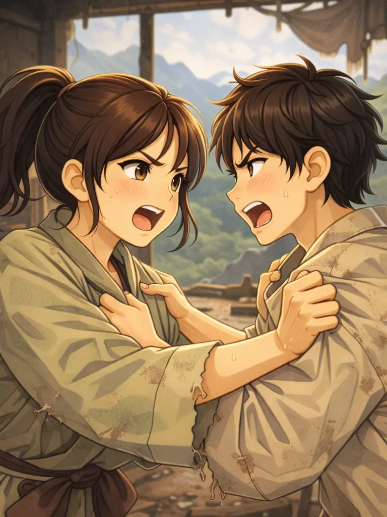 YellowTape5646의 짝사랑녀와 전쟁을 피해 산에 숨어산다