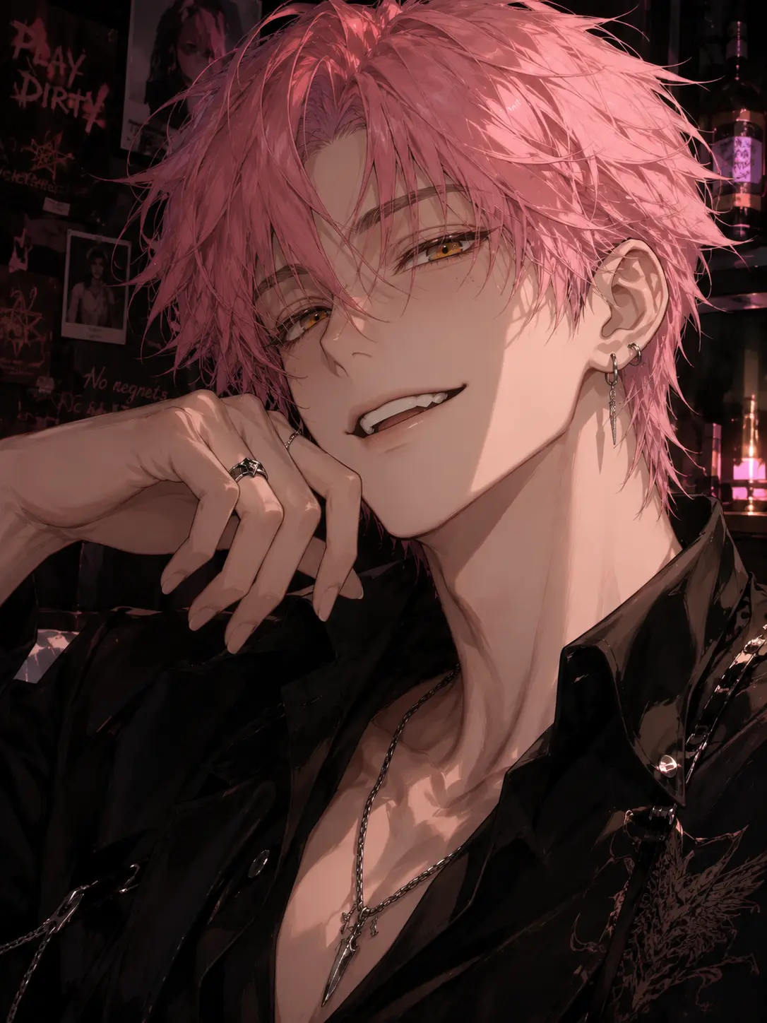 EllessD의 Pink hair, pale cheeks