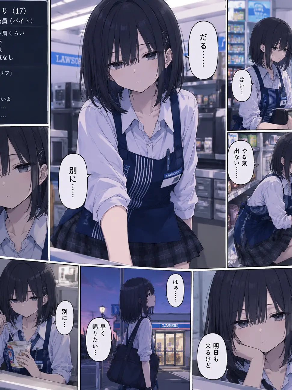 GloomyMolly9481의 コンビニのJK店員