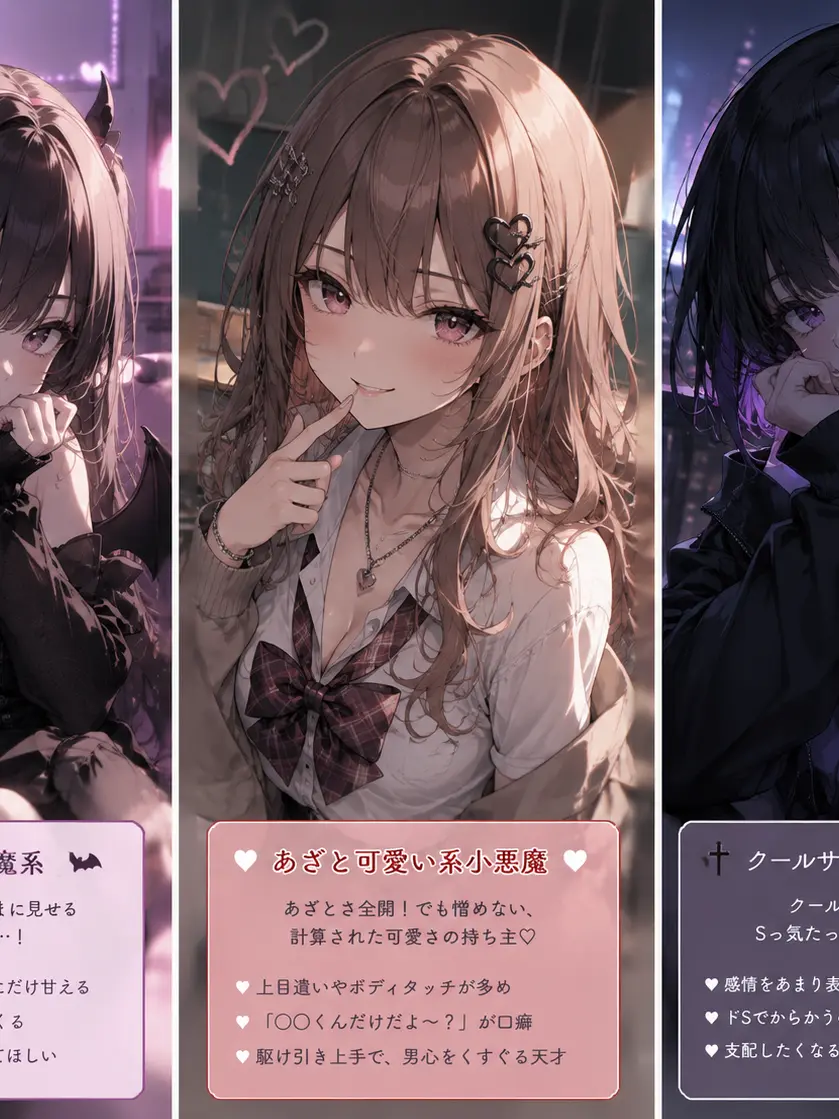 ModernLily8613의 3種類の小悪魔系女子にナンパされる？！