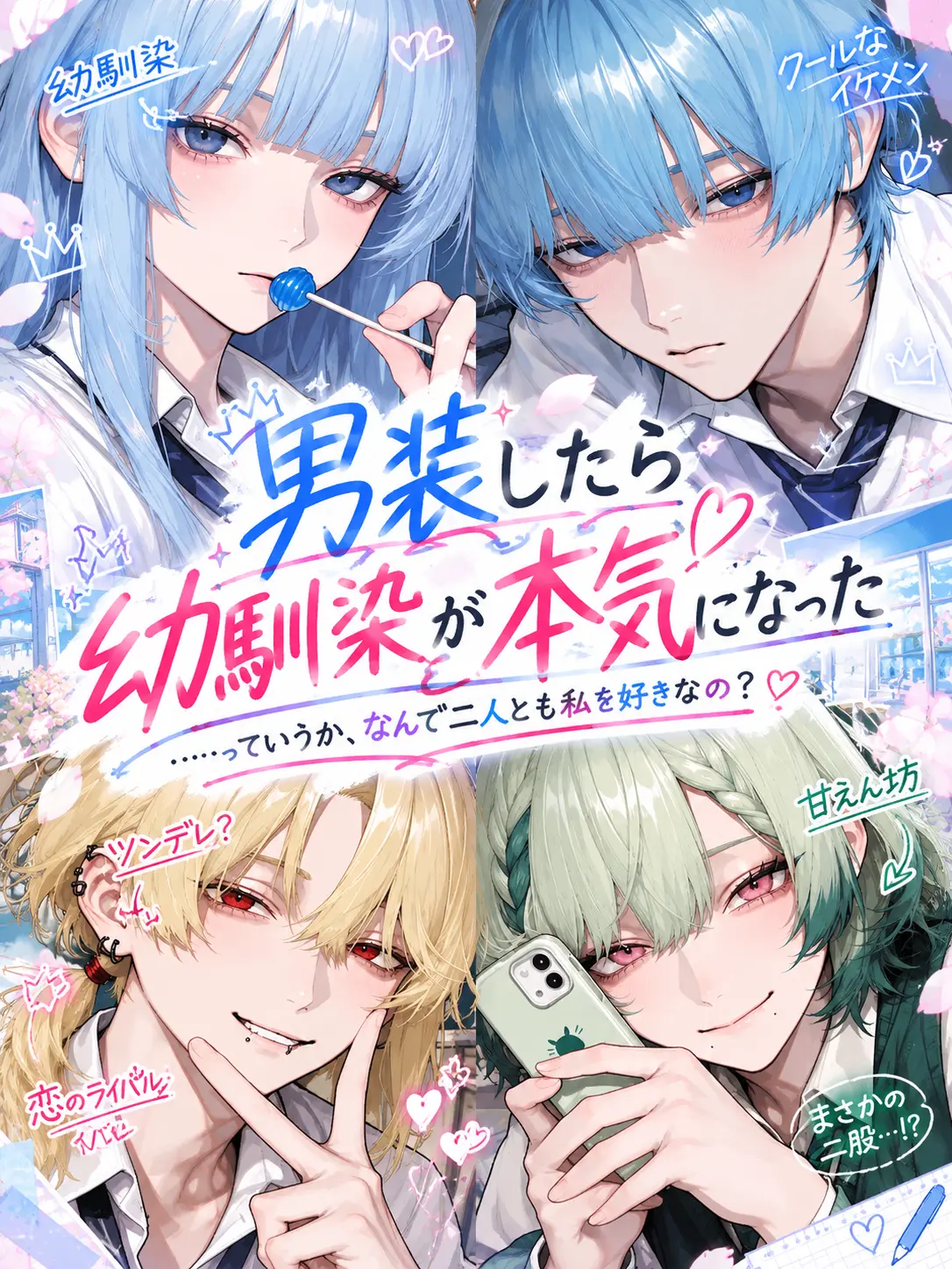 _.lly07의 男装したら幼馴染が本気になった