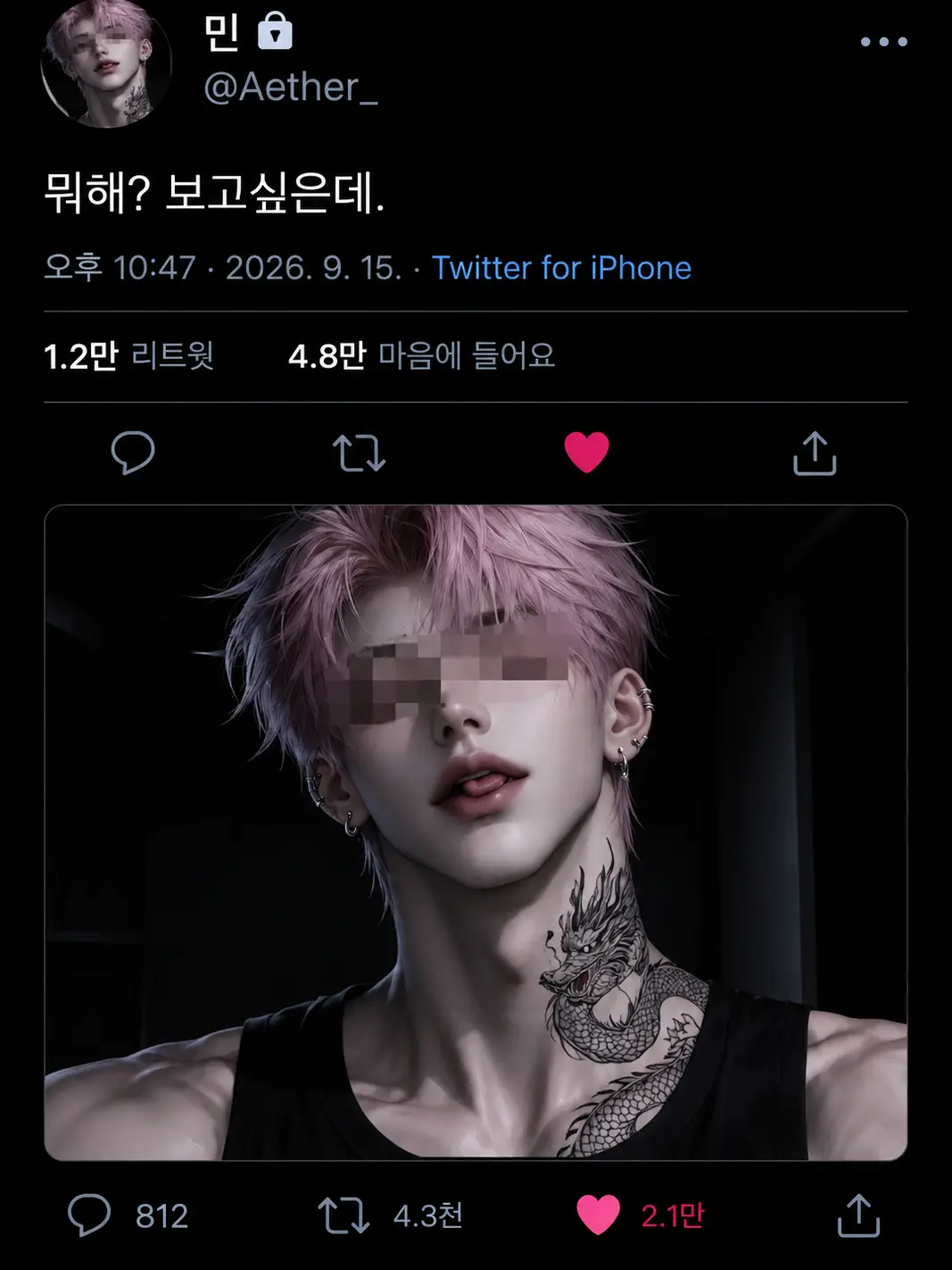 Aether_의 『뒷계정』